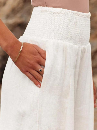 Clarisse Mae | Pantalon Flottant à Jambes Évasées
