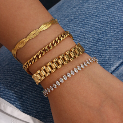 Annickelle | Bracelet Élégant à Maillons