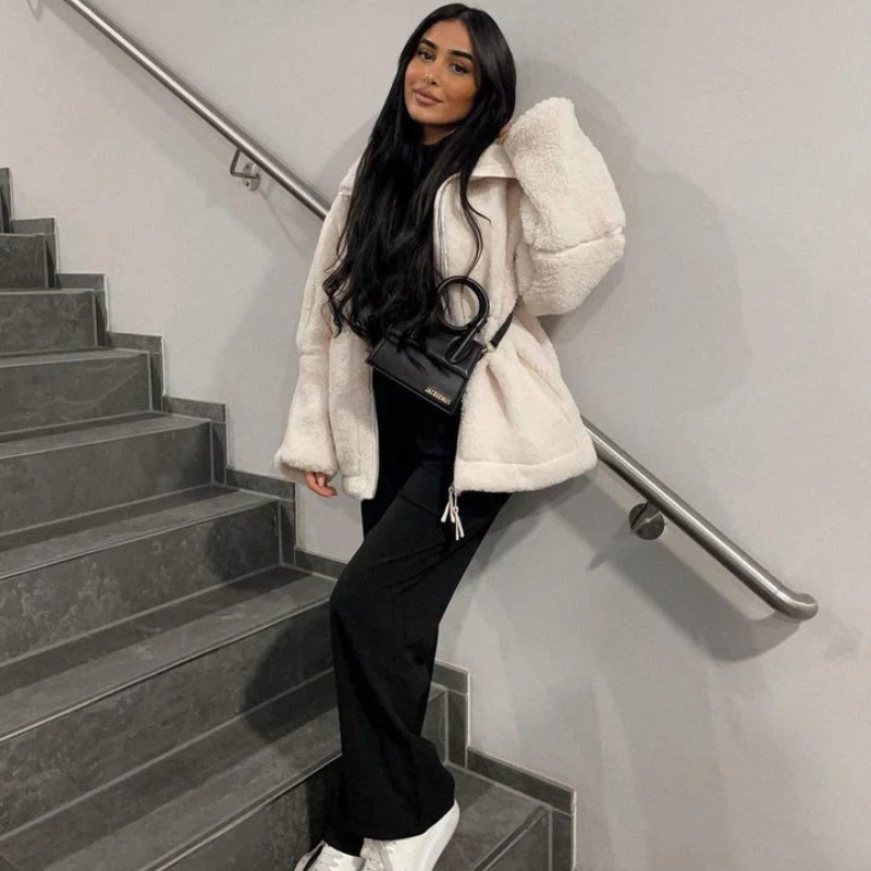 Emerine | Manteau en teddy ultra-doux