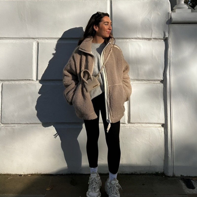 Emerine | Manteau en teddy ultra-doux