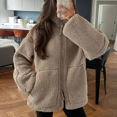 Emerine | Manteau en teddy ultra-doux