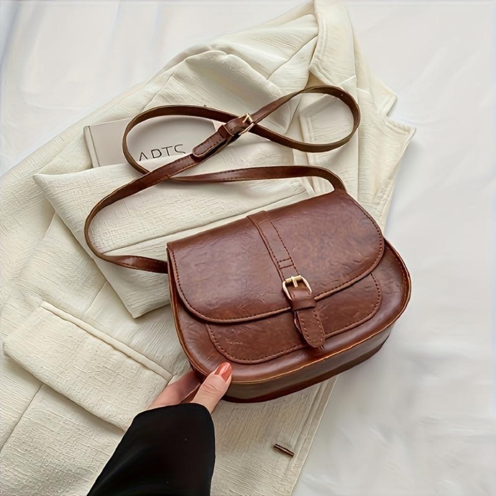Stéphanie | Sac bandoulière classique en forme de selle