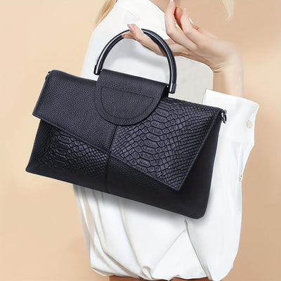 Mélisande | Sac de luxe à motif crocodile