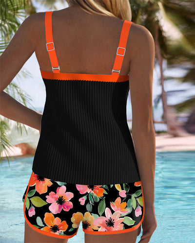 Théa | Ensemble de Tankini Élégant en Deux Pièces