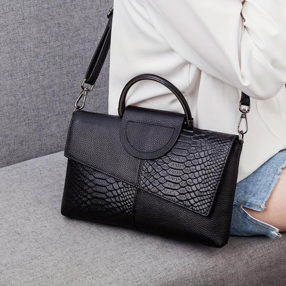 Mélisande | Sac de luxe à motif crocodile