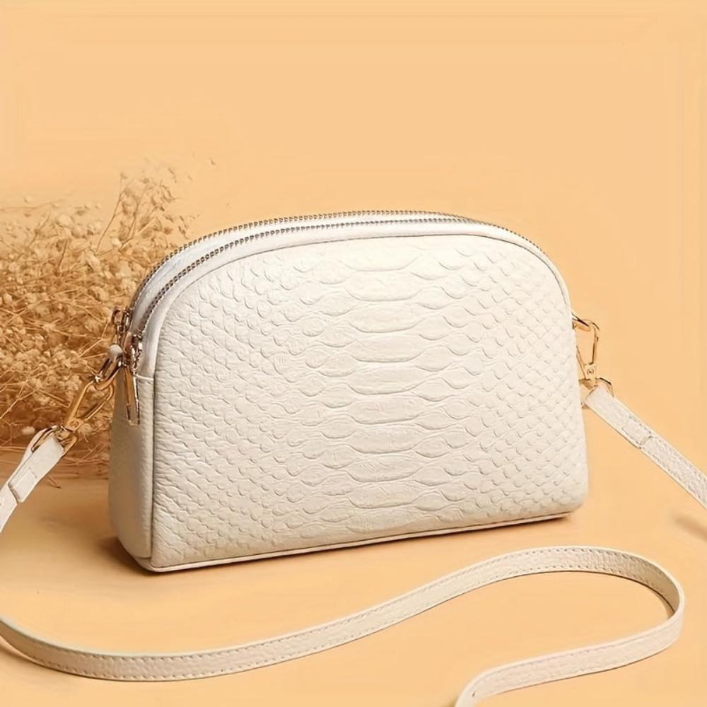 Dariane | Mini sac bandoulière en simili crocodile