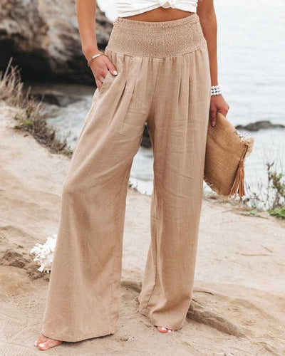 Clarisse Mae | Pantalon Flottant à Jambes Évasées