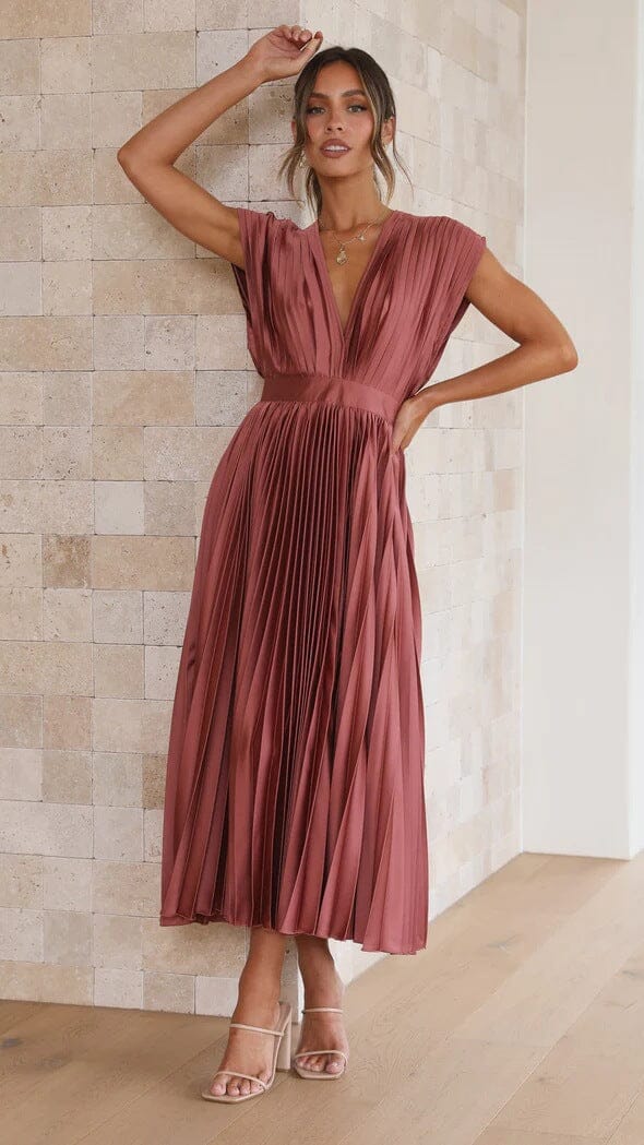 Fernande | Robe Midi Élégante