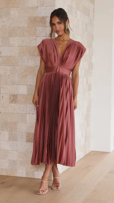 Fernande | Robe Midi Élégante