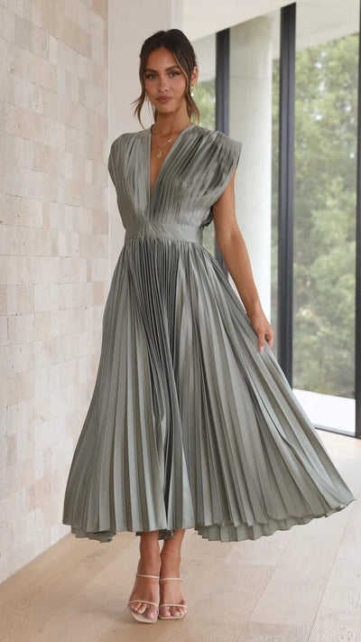 Fernande | Robe Midi Élégante