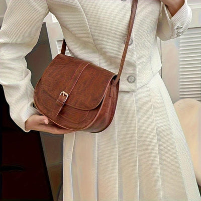 Stéphanie | Sac bandoulière classique en forme de selle