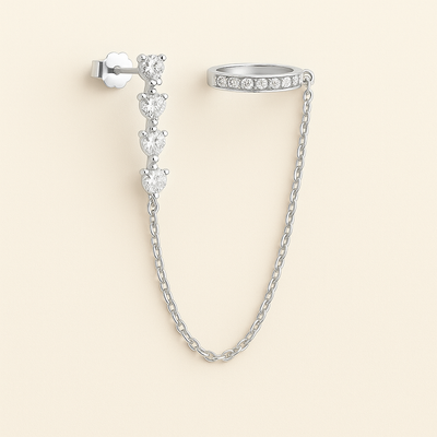 Léonilda | Boucles d'Oreilles Manchet Élégantes