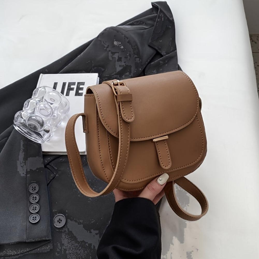 Agnès | Sac bandoulière rétro en forme de selle