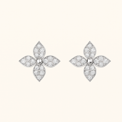 Loriane | Boucles d’Oreilles Trèfle Élégantes
