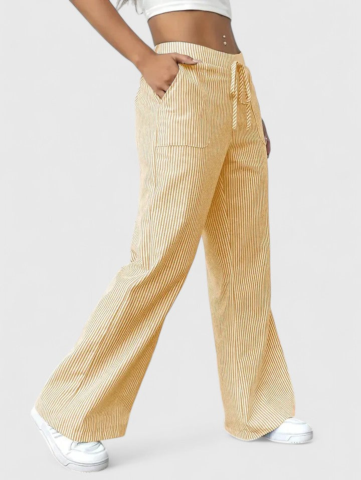Anastasie | Pantalon ample à rayures
