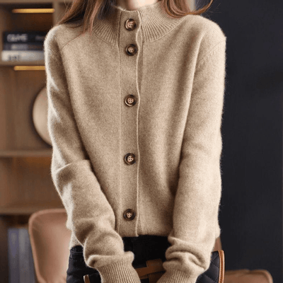 Philomène Rose | Gilet en Cachemire Tricoté