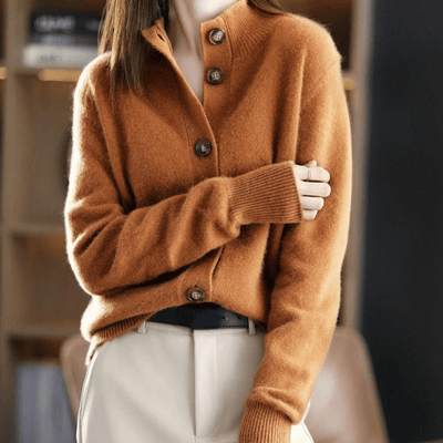 Philomène Rose | Gilet en Cachemire Tricoté
