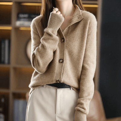 Philomène Rose | Gilet en Cachemire Tricoté