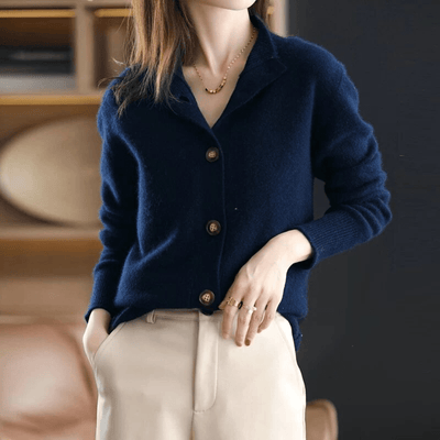 Philomène Rose | Gilet en Cachemire Tricoté