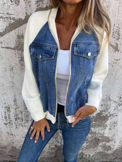 Célina Marisse | Veste En Jean Élégante