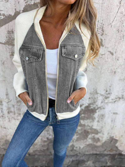 Célina Marisse | Veste En Jean Élégante