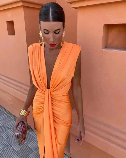 Quitterie | Robe Satinée Luxe
