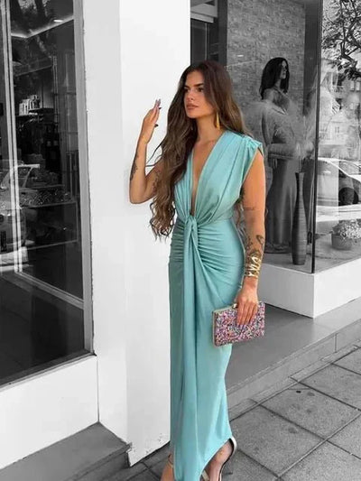 Aliette | Robe Drapée Élégante