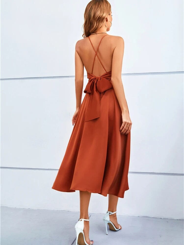 Cybèle | Maxi Robe en Soie Sans Bretelles de Luxe