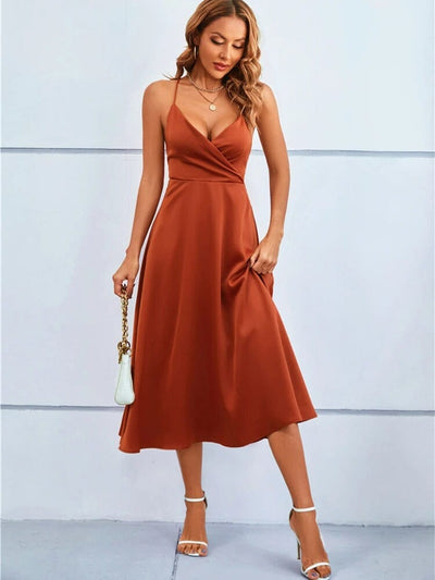 Cybèle | Maxi Robe en Soie Sans Bretelles de Luxe