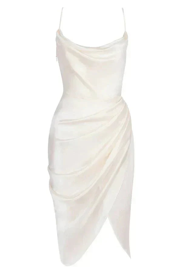 Amance | Maxi Robe en Soie de Luxe avec Corset