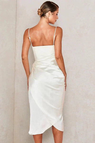 Amance | Maxi Robe en Soie de Luxe avec Corset