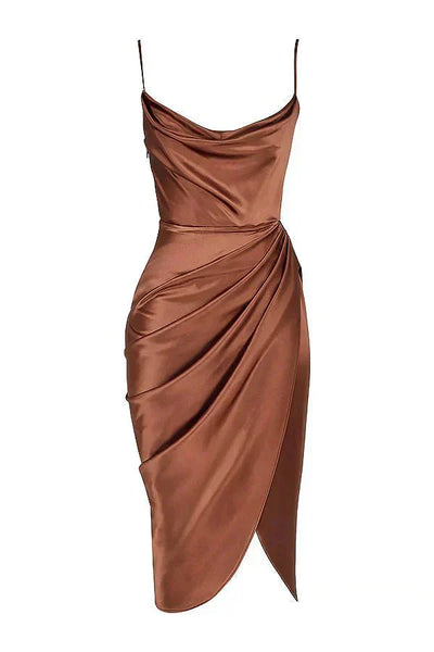 Amance | Maxi Robe en Soie de Luxe avec Corset