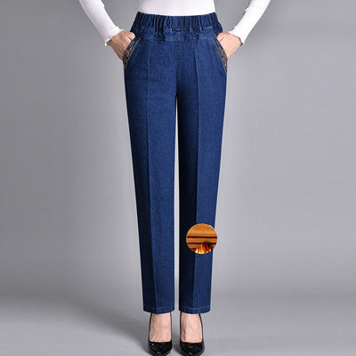 Romilda | Jeans Femme à Taille Élastique