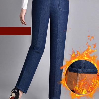 Romilda | Jeans Femme à Taille Élastique