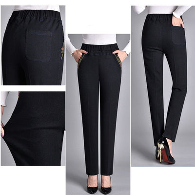 Romilda | Jeans Femme à Taille Élastique