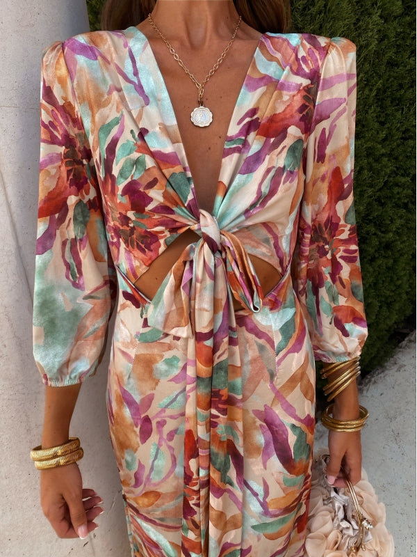 Alexia | Robe élégante avec découpe