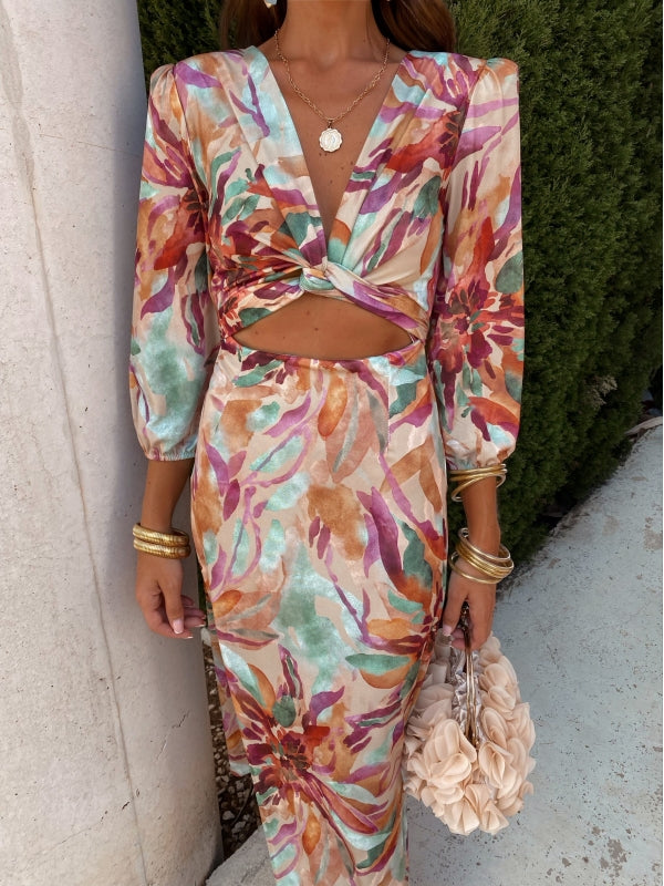 Alexia | Robe élégante avec découpe