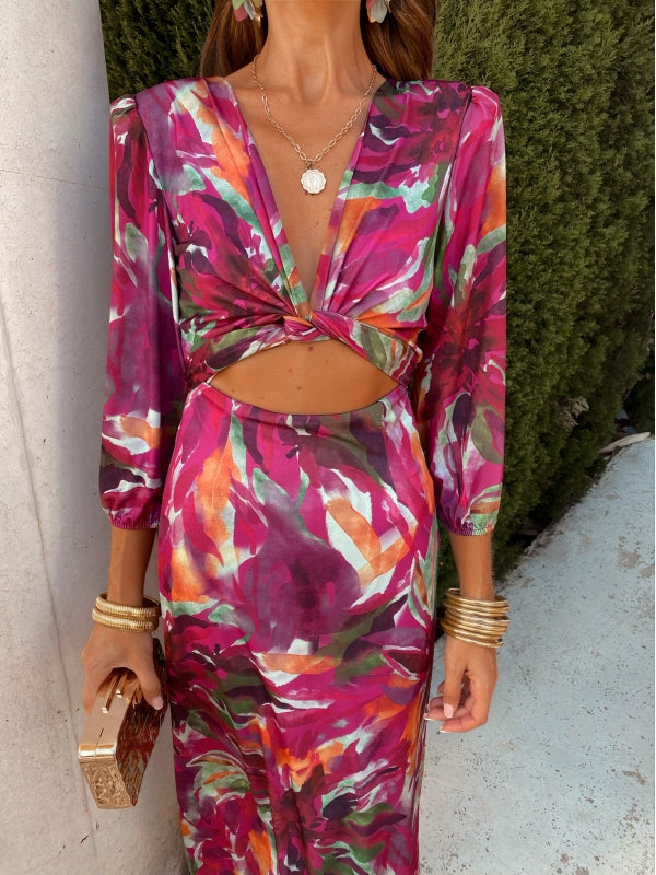 Alexia | Robe élégante avec découpe