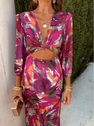 Alexia | Robe élégante avec découpe