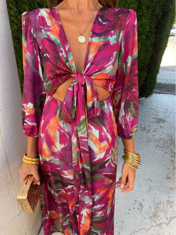 Alexia | Robe élégante avec découpe