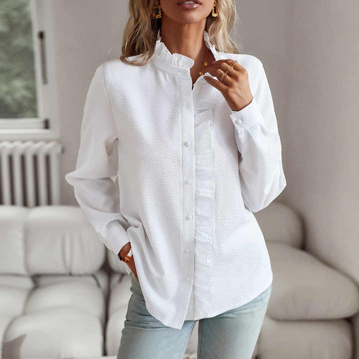 Coralie | Chemise Confortable à Manches Longues