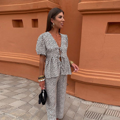 Blandine | Ensemble Casual Imprimé